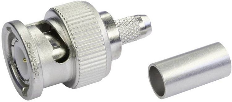 Produktbild: Teleg&auml;rtner 100027454 100027454 BNC-Steckverbinder Stecker, gerade 50Ω 1St.