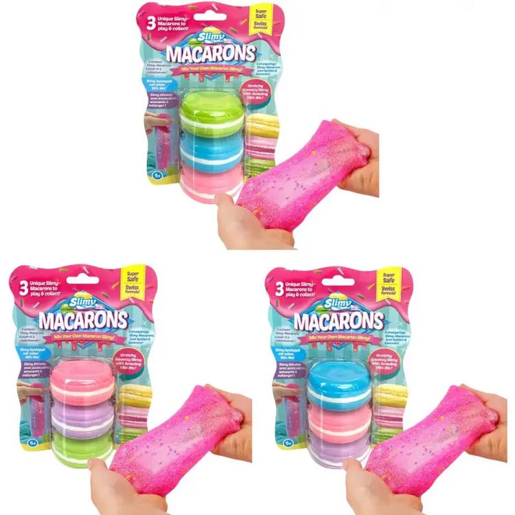 Produktbild: Slimy Macarons - Blister - 3 versch. Massen, 150 Gr.