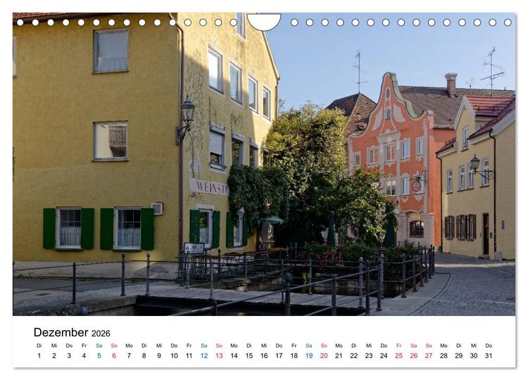 Produktbild: Memmingen - Ansichtssache (Wandkalender 2026 DIN A4 quer), CALVENDO Monatskalender