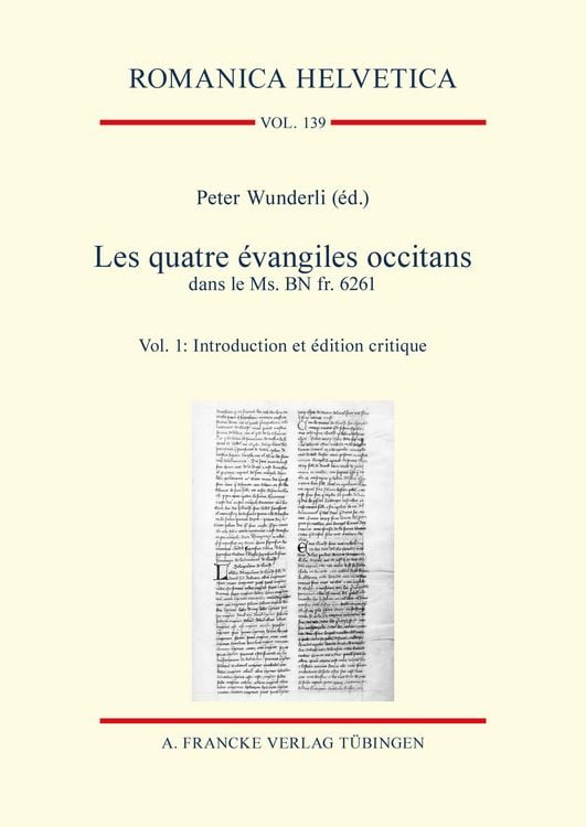 Produktbild: Les quatre &eacute;vangiles occitans dans le Ms. BN fr. 6261