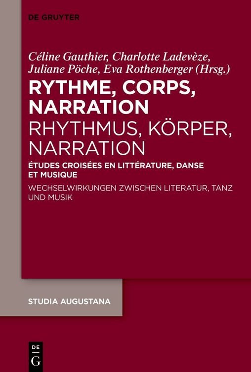 Produktbild: Rythme, corps, narration / Rhythmus, K&ouml;rper, Narration