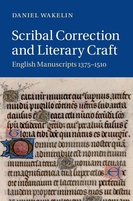 Produktbild: Scribal Correction and Literary Craft