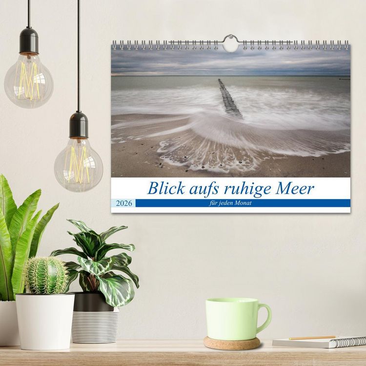 Produktbild: Blick aufs ruhige Meer (Wandkalender 2026 DIN A4 quer), CALVENDO Monatskalender