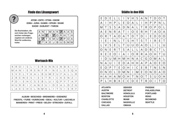 Produktbild: Wortsuchr&auml;tsel