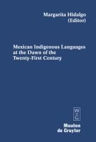 Produktbild: Mexican Indigenous Languages at the Dawn of the Twenty-First Century