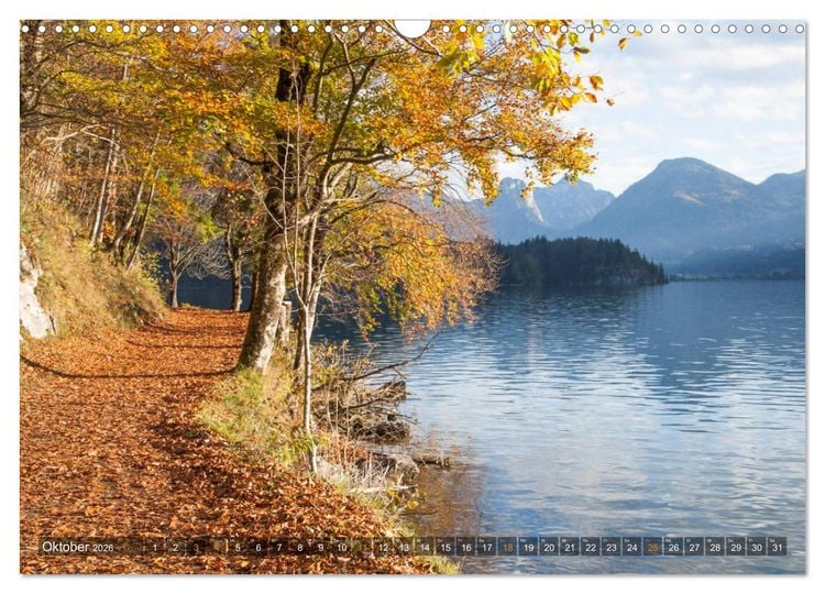 Produktbild: Rund um den Wolfgangsee (Wandkalender 2026 DIN A3 quer), CALVENDO Monatskalender