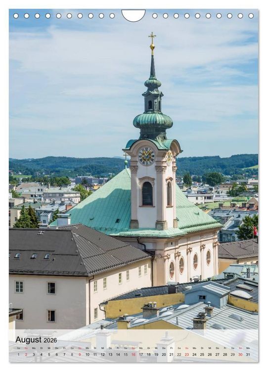 Produktbild: SALZBURG Grandiose Ausblicke (Wandkalender 2026 DIN A4 hoch), CALVENDO Monatskalender