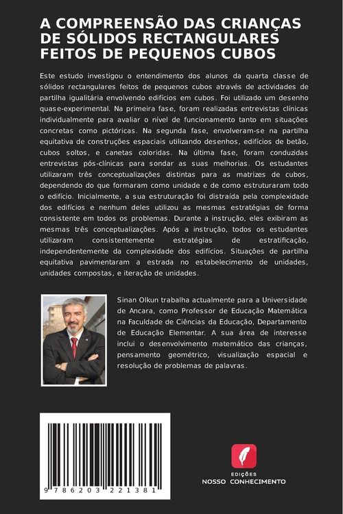 Produktbild: A COMPREENS&Atilde;O DAS CRIAN&Ccedil;AS DE S&Oacute;LIDOS RECTANGULARES FEITOS DE PEQUENOS CUBOS