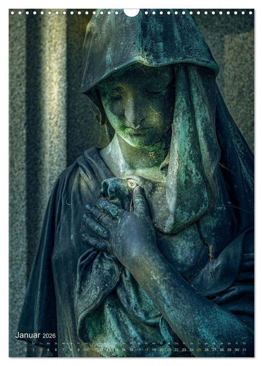 Produktbild: Die stillen Momente im Ohlsdorfer Friedhof (Wandkalender 2026 DIN A3 hoch), CALVENDO Monatskalender