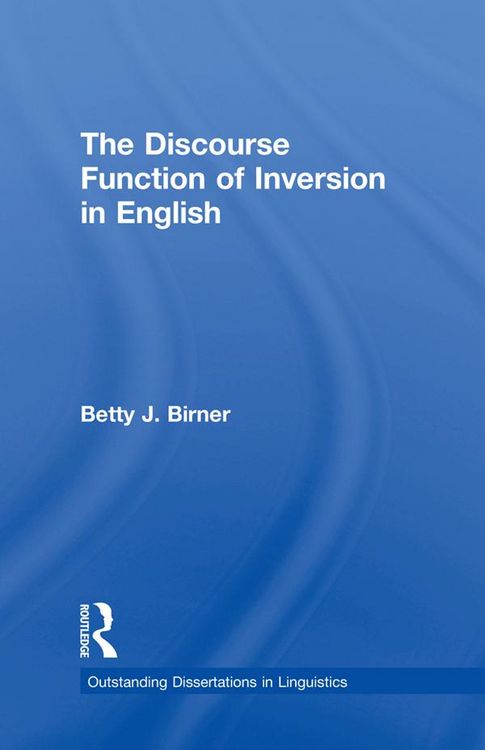 Produktbild: The Discourse Function of Inversion in English