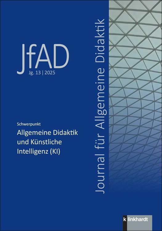 Produktbild: Journal f&uuml;r Allgemeine Didaktik (JfAD), Jg. 13/2025