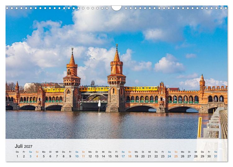 Produktbild: Berliner Wasserwege &ndash; Die Spree und ihre Kan&auml;le (Wandkalender 2027 DIN A3 quer), CALVENDO Monatskalender
