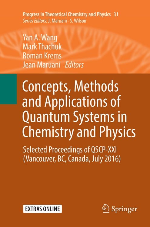 Produktbild: Concepts, Methods and Applications of Quantum Systems in Chemistry and Physics