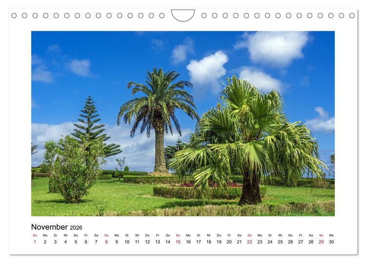 Produktbild: Sao Miguel - Die ganze Vielfalt der Azoren (Wandkalender 2026 DIN A4 quer), CALVENDO Monatskalender