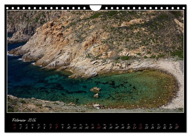 Produktbild: Korsika - Insel rauer Sch&ouml;nheit (Wandkalender 2026 DIN A4 quer), CALVENDO Monatskalender