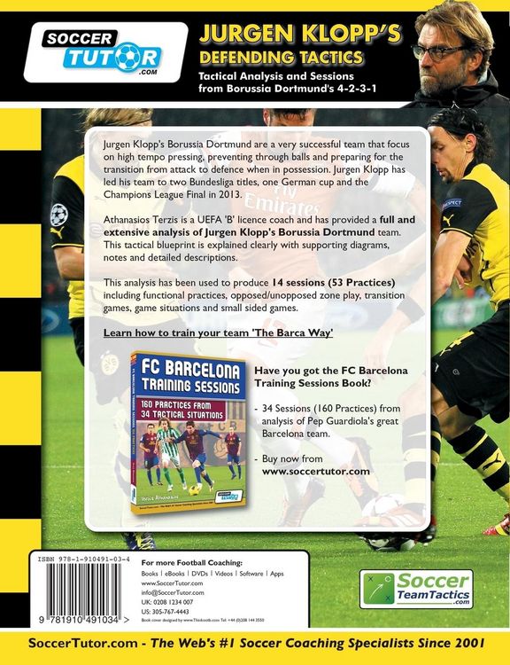Produktbild: Jurgen Klopp's Defending Tactics - Tactical Analysis and Sessions from Borussia Dortmund's 4-2-3-1