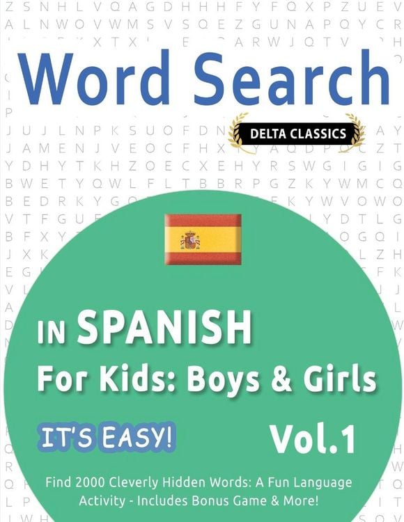 Produktbild: WORD SEARCH IN SPANISH FOR KIDS