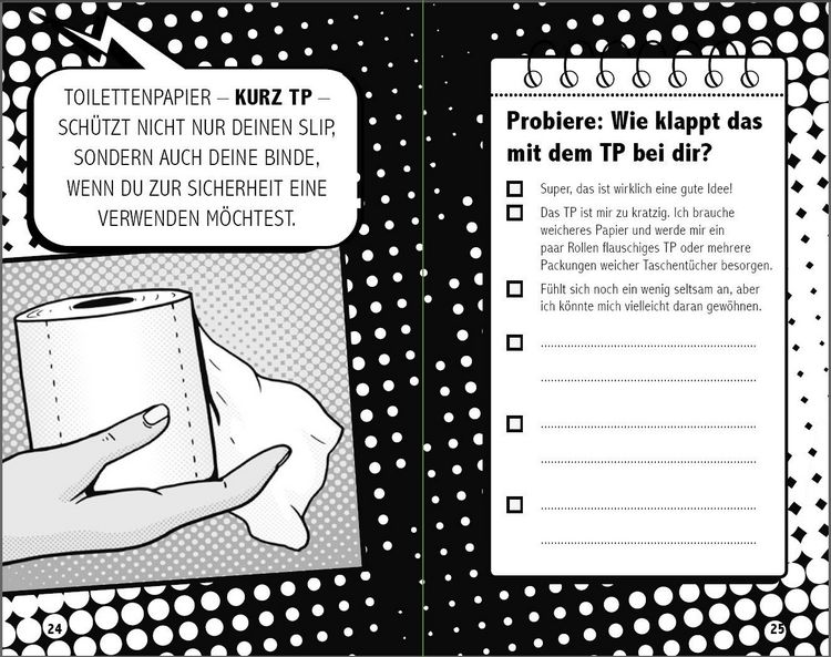 Produktbild: Die freie Mens - Leas COMIC-TAGEBUCH f&uuml;r eine schmerzfreie Regel ohne Binden, Tampons und Co