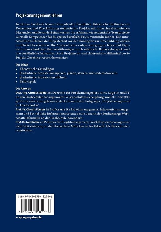 Produktbild: Projektmanagement lehren