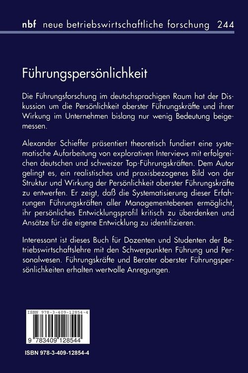 Produktbild: F&uuml;hrungspers&ouml;nlichkeit