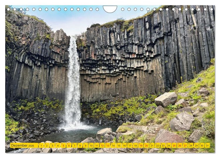Produktbild: Islands Wasserf&auml;lle (Wandkalender 2026 DIN A4 quer), CALVENDO Monatskalender