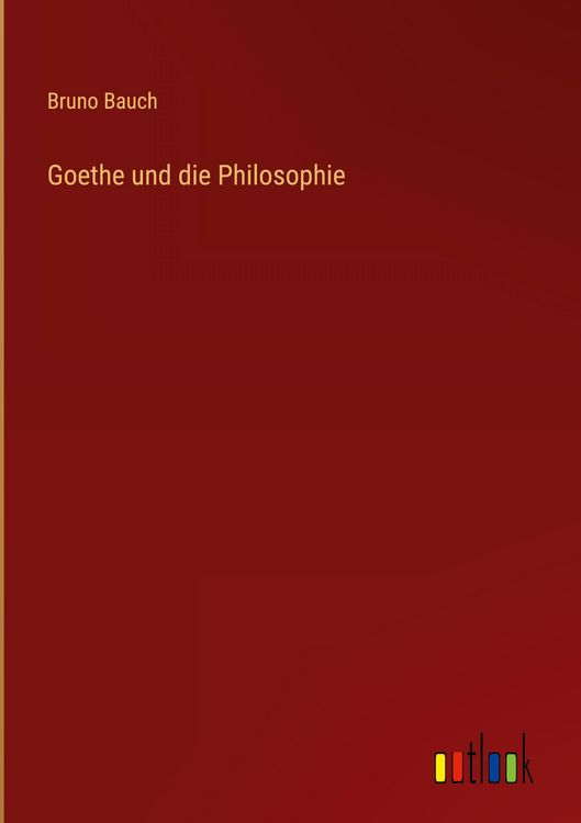 Produktbild: Goethe und die Philosophie