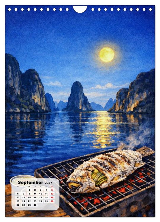 Produktbild: Thailand &ndash; Eine Schlemmerreise durchs Land des L&auml;chelns (Wandkalender 2027 DIN A4 hoch), CALVENDO Monatskalender