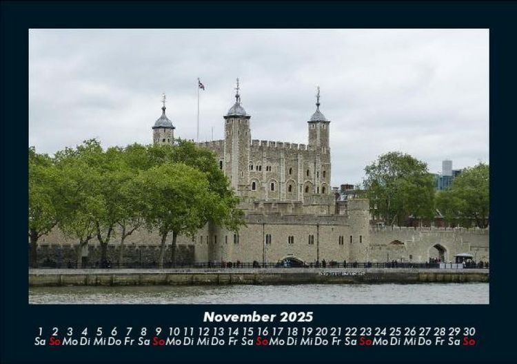 Produktbild: London 2025 Fotokalender DIN A5