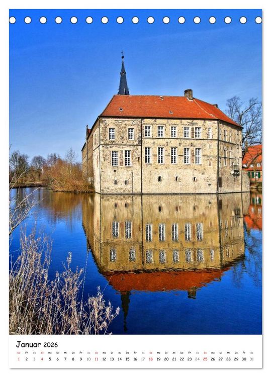 Produktbild: Kreis Coesfeld im M&uuml;nsterland (Tischkalender 2026 DIN A5 hoch), CALVENDO Monatskalender