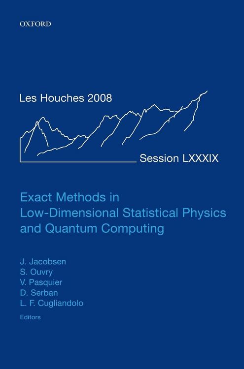 Produktbild: Exact Methods in Low-Dimensional Statistical Physics and Quantum Computing
