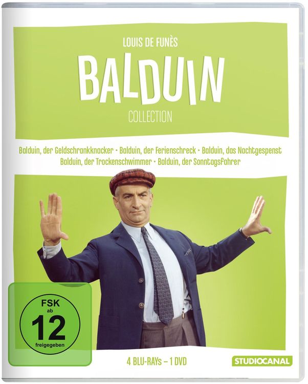 Produktbild: Louis de Funes - Die Balduin Collection (+ DVD) [4 BRs]