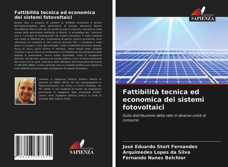 Produktbild: Fattibilit&agrave; tecnica ed economica dei sistemi fotovoltaici