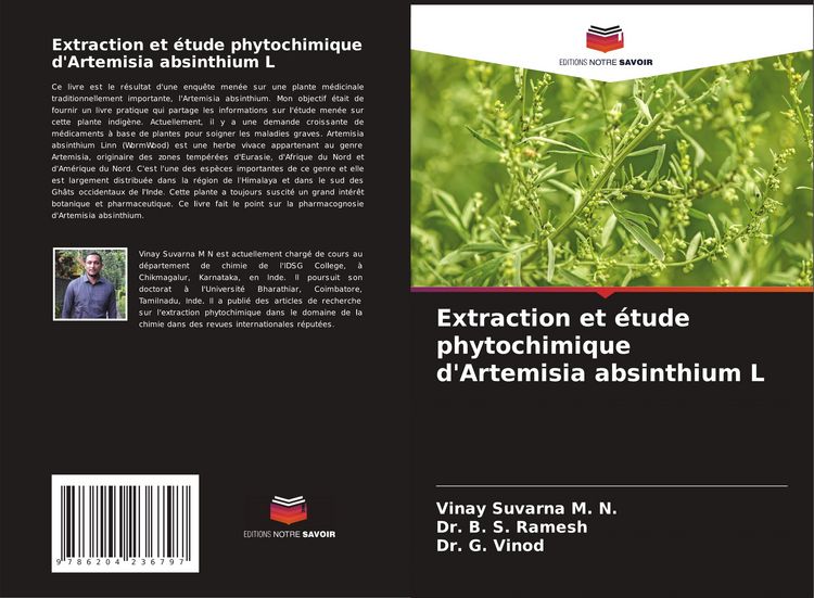 Produktbild: Extraction et &eacute;tude phytochimique d'Artemisia absinthium L