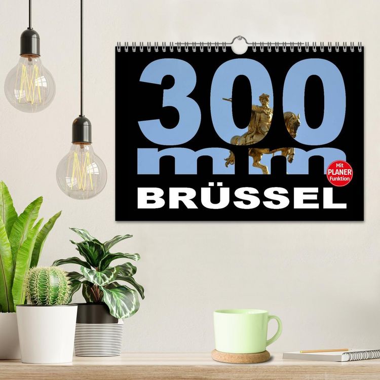 Produktbild: 300mm - Br&uuml;ssel (Wandkalender 2026 DIN A4 quer), CALVENDO Monatskalender