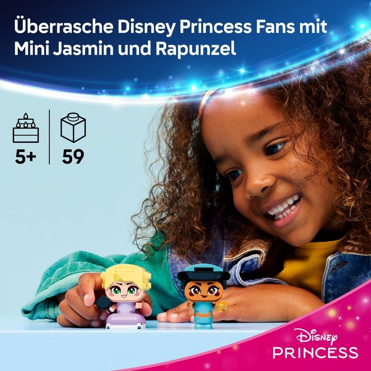 Produktbild: LEGO ǀ Disney Princess 43303 Die Mini-Prinzessinnen Jasmin und Rapunzel