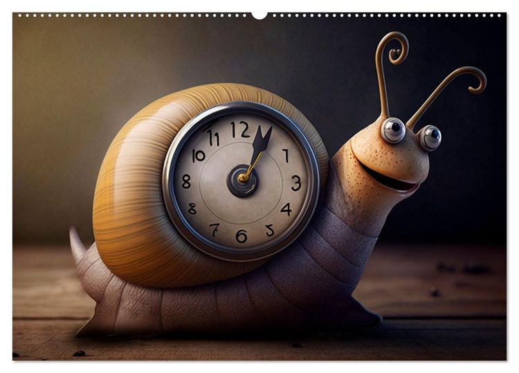 Produktbild: Langsamkeit, die bezaubert. Das Jahr im Zeitlupentempo. (Wandkalender 2026 DIN A2 quer), CALVENDO Monatskalender