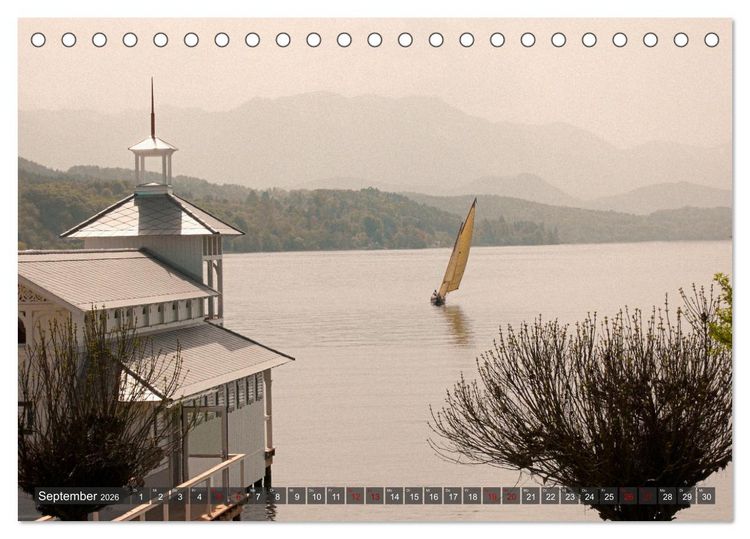 Produktbild: Der W&ouml;rthersee - &Ouml;sterreichs Riviera (Tischkalender 2026 DIN A5 quer), CALVENDO Monatskalender