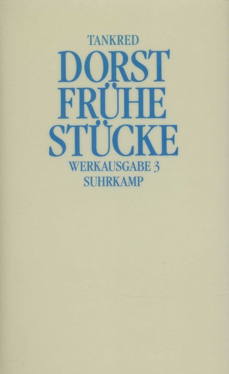 Produktbild: Werkausgabe 3. Fr&uuml;he St&uuml;cke