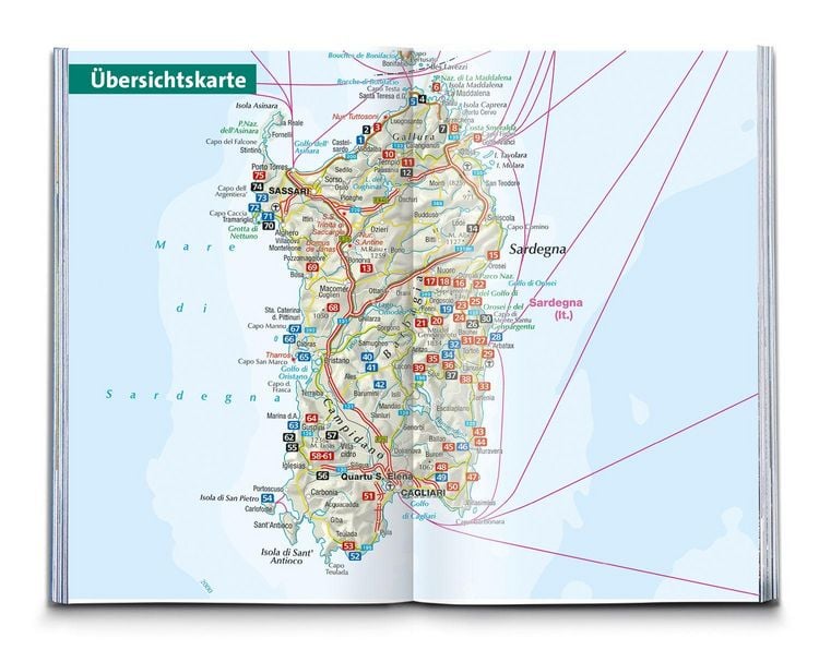 Produktbild: KOMPASS Wanderf&uuml;hrer Sardinien, 75 Touren mit Extra-Tourenkarte
