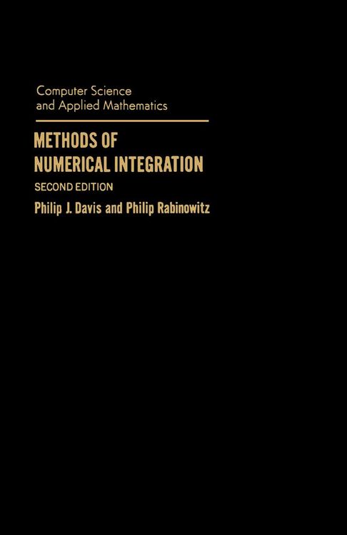 Produktbild: Methods of Numerical Integration