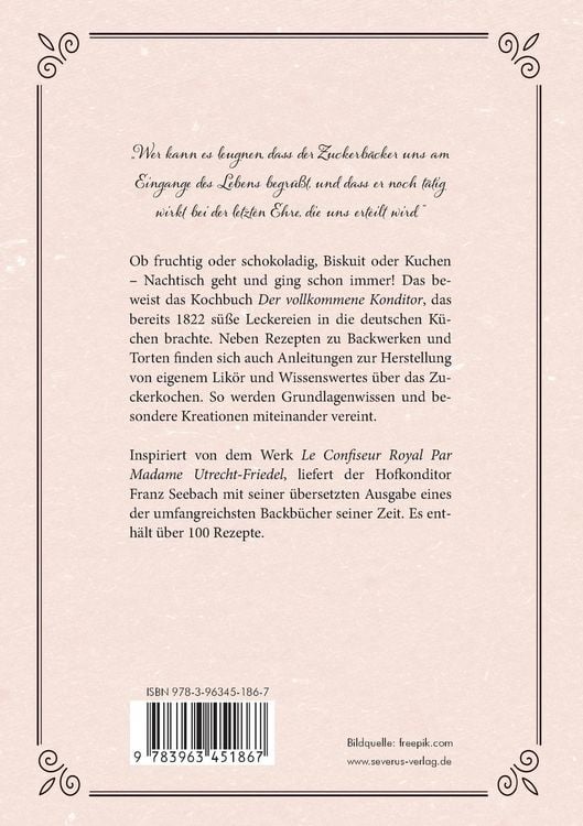 Produktbild: Der vollkommene Konditor