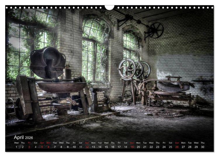 Produktbild: Lost Places HDR Beelitz II (Wall Calendar 2026 DIN A3 landscape), CALVENDO 12 Month Wall Calendar