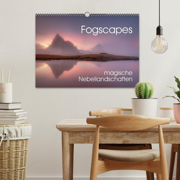 Produktbild: Fogscapes - magische Nebellandschaften (Wandkalender 2027 DIN A3 quer), CALVENDO Monatskalender