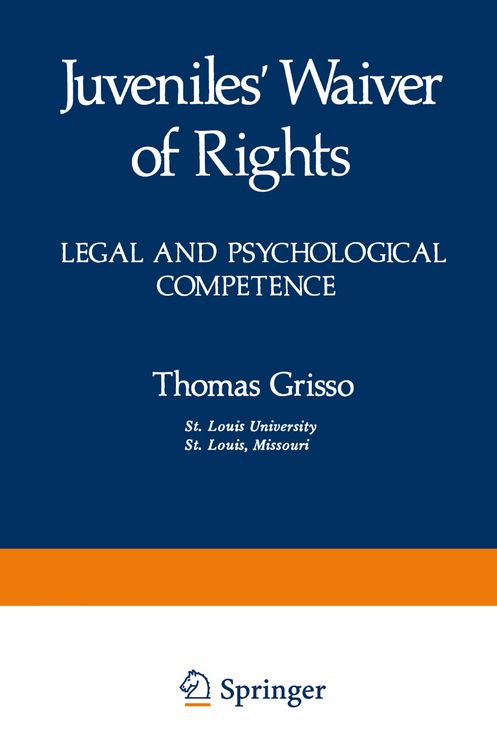 Produktbild: Juveniles&rsquo; Waiver of Rights
