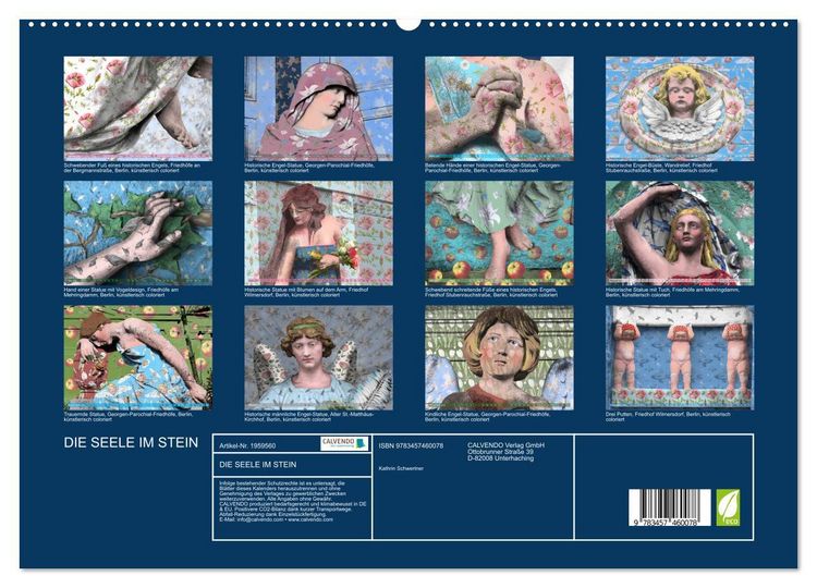 Produktbild: DIE SEELE IM STEIN (hochwertiger Premium Wandkalender 2026 DIN A2 quer), Kunstdruck in Hochglanz