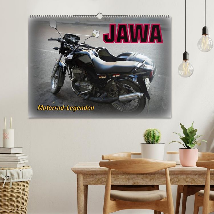 Produktbild: Motorrad-Legenden: JAWA (Wandkalender 2026 DIN A2 quer), CALVENDO Monatskalender