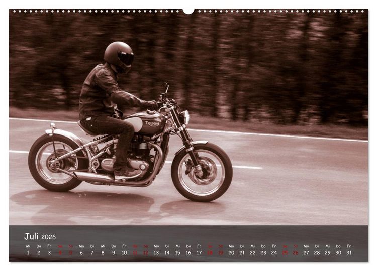 Produktbild: Custombikes 2026 (hochwertiger Premium Wandkalender 2026 DIN A2 quer), Kunstdruck in Hochglanz