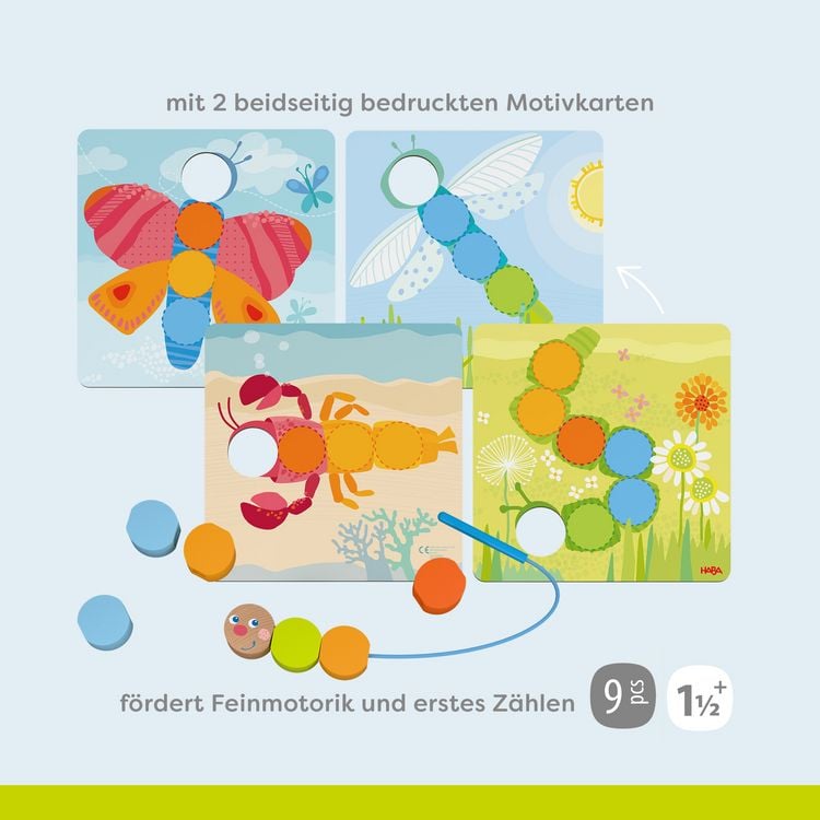 Produktbild: F&auml;delspiel Holztiere