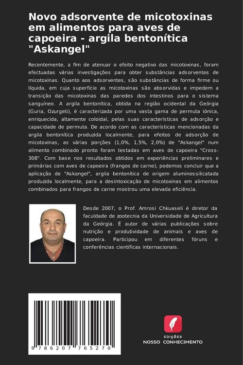 Produktbild: Novo adsorvente de micotoxinas em alimentos para aves de capoeira - argila benton&iacute;tica "Askangel"