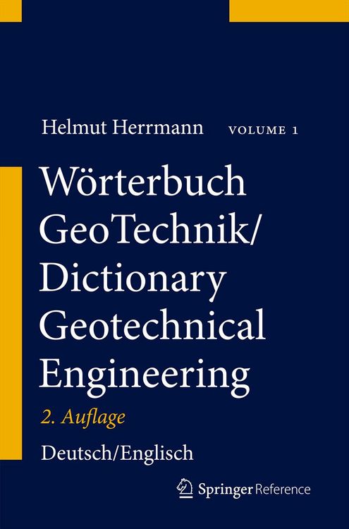 Produktbild: W&ouml;rterbuch GeoTechnik/Dictionary Geotechnical Engineering